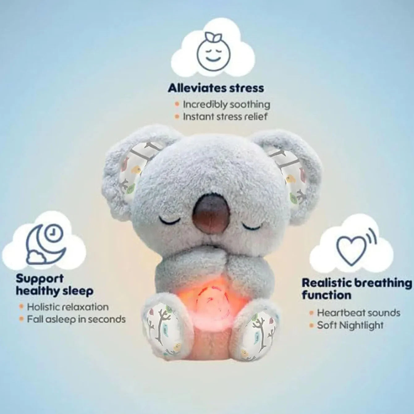 SleepyKoala™ – The Breathing Plush That Makes Bedtime Easier